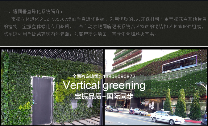 垂直綠化植物墻種植花盆是道路獨到的風(fēng)景線