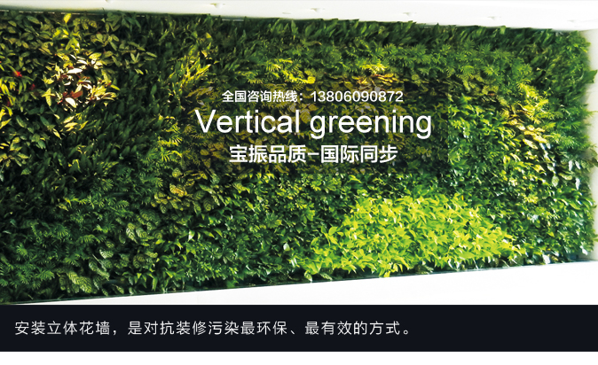 垂直綠化植物墻對比傳統(tǒng)租擺誰更具有優(yōu)勢